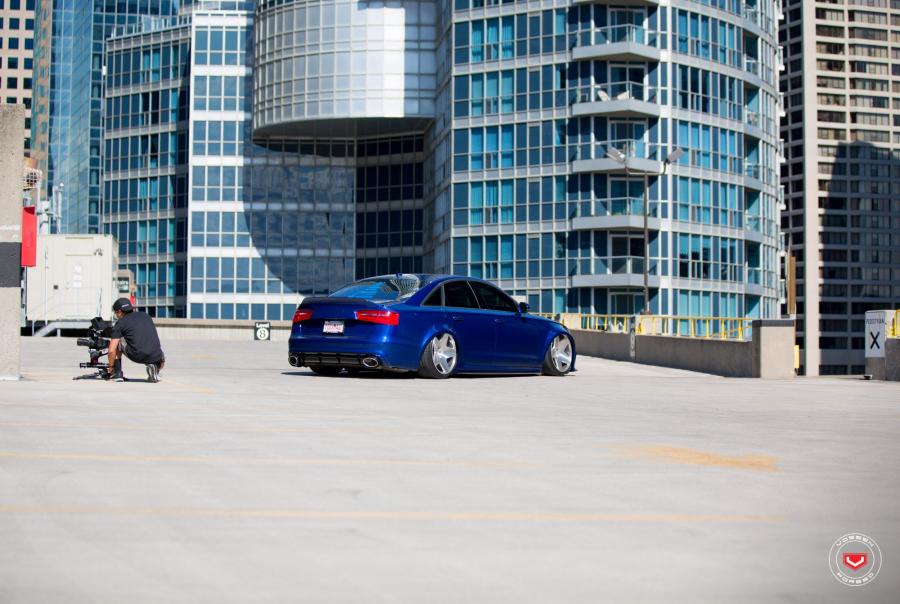  Audi A6 Sedan on Vossen Wheels (VPS-318) (4G, C7) 2016 года  (фото 8 из 59)